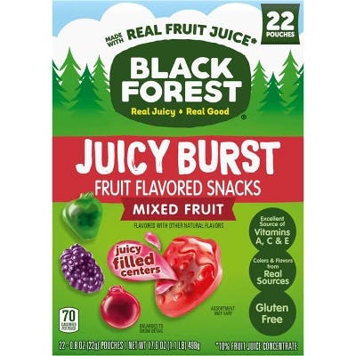 2 Black Forest Fruit Snacks Boxes