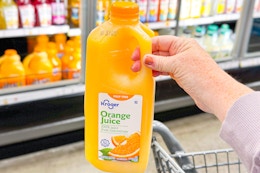 Free Kroger Orange Juice With App Coupon card image