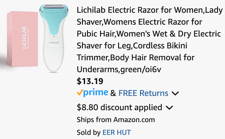 an electric razor cart