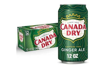 3 Canada Dry Ginger Ale 12-Packs