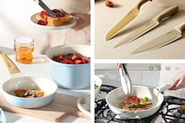 Huge Carote Kitchen Sale at Walmart: $16 Knives and $35 Cookware Set card image