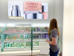 A person shopping the Clinique display at Ulta