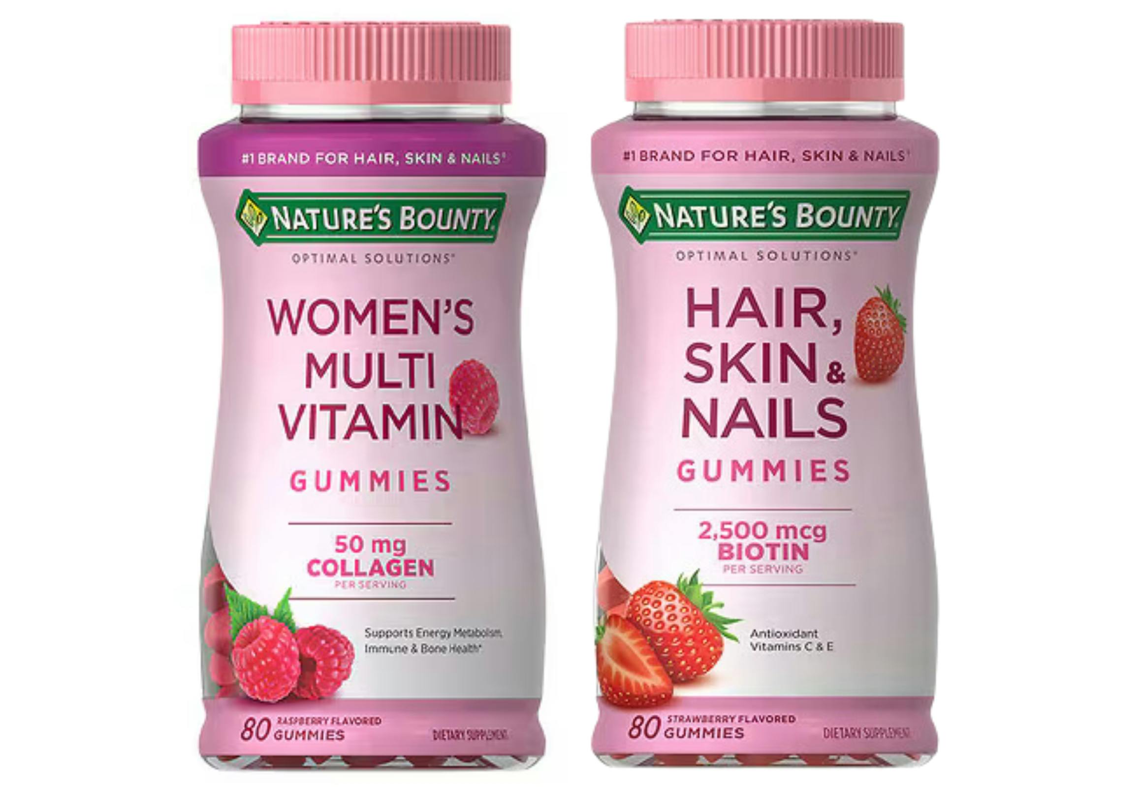 2 Nature's Bounty Vitamins