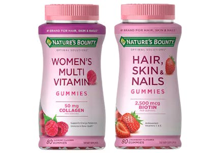 2 Nature's Bounty Vitamins