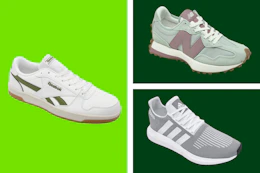 shoes in a collage