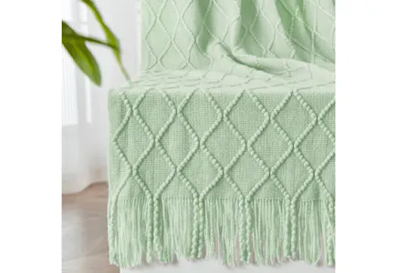 Knit Throw Blanket