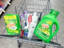 gain oral-b crest colgate dove in walgreens cart
