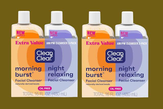 Clean & Clear Facial Cleanser: Get 4 Bottles for as Low as $16.28 on Amazon card image
