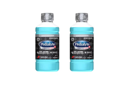 2 Pedialyte Liter Bottles
