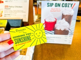 $25 Panera Bread Gift Card and 3 Months of Sip Club for $23 at Groupon card image