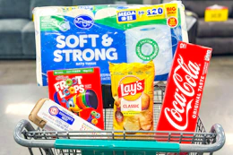 fred meyer matchup groceries in shopping cart