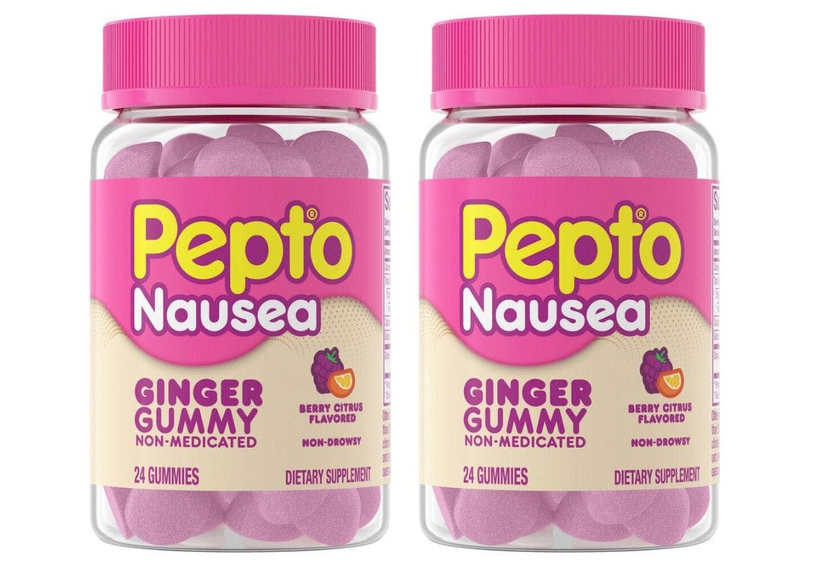 2 Pepto Nausea Gummies