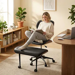 Ergonomic Cross Legged Office Chair