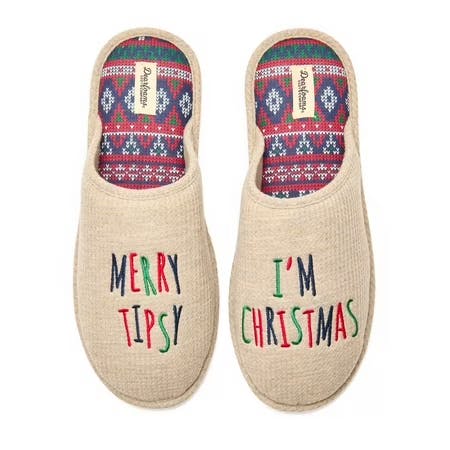 Dearfoams Men's Christmas Slippers