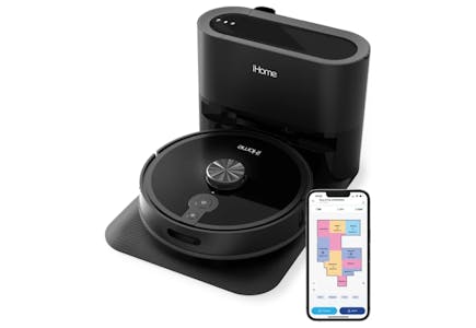 iHome Self-Empty Robot Vacuum