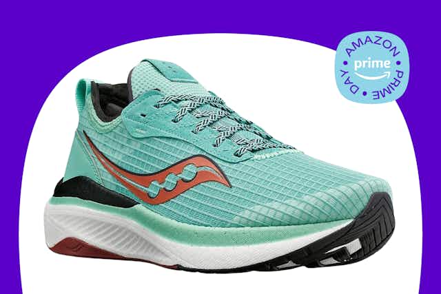 $40 Saucony Women's Sneakers on Amazon (Reg. $150) — Selling Fast card image