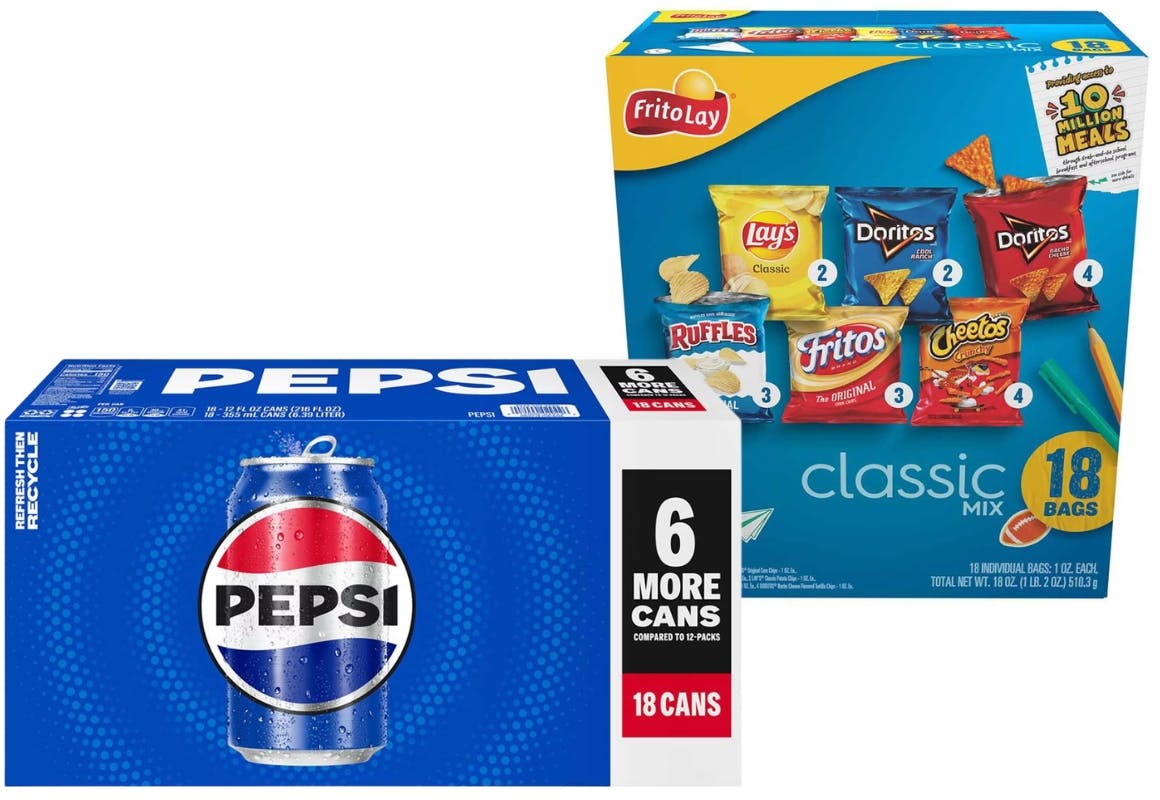 1 Pepsi + 1 Frito-Lay Item