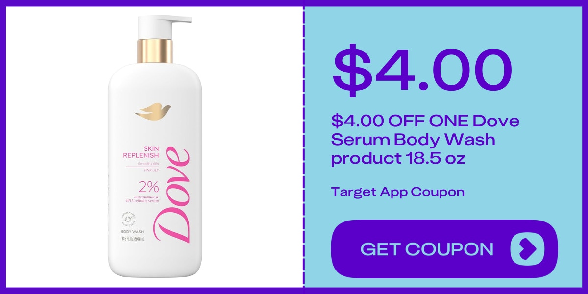 dove serum body wash