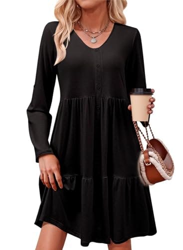 Dokotoo Women's Black Dress