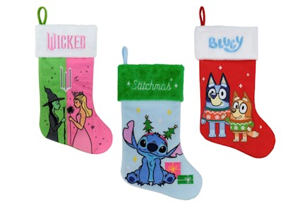 Disney Fur Cuff Stockings