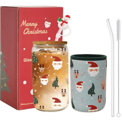 Christmas Color Changing Glass Cup