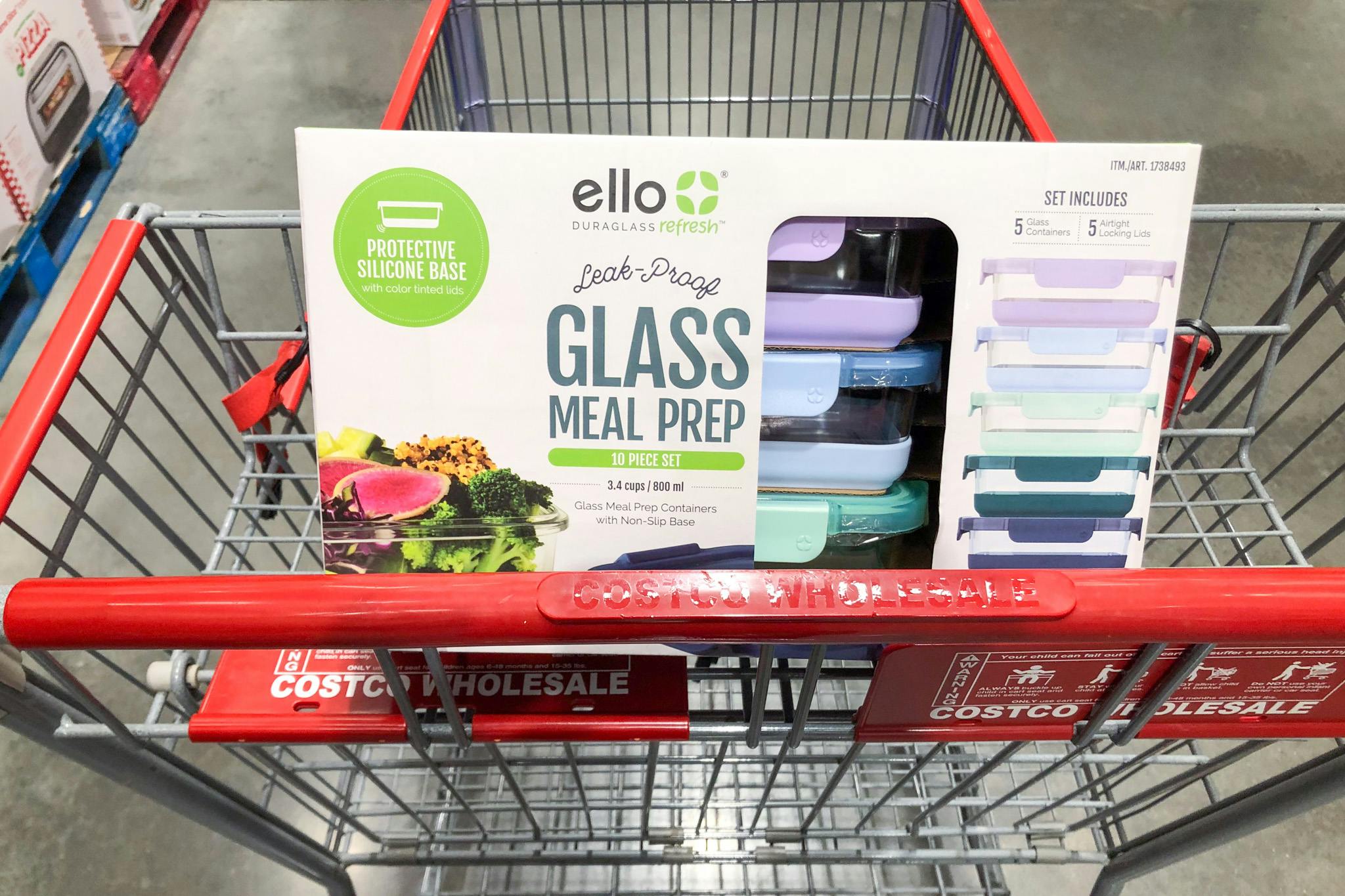 Costco Deals - 😍Ello 10 piece glass meal prep storage only