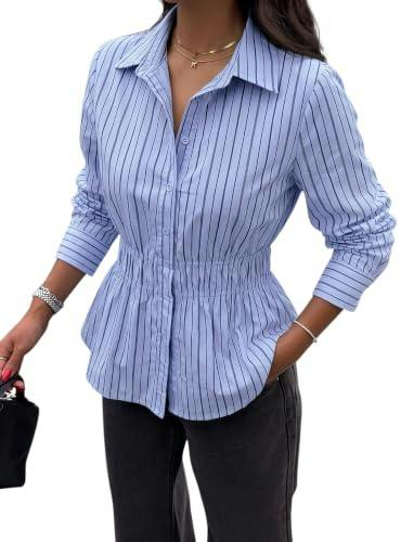 PRETTYGARDEN Women's Peplum Blouse