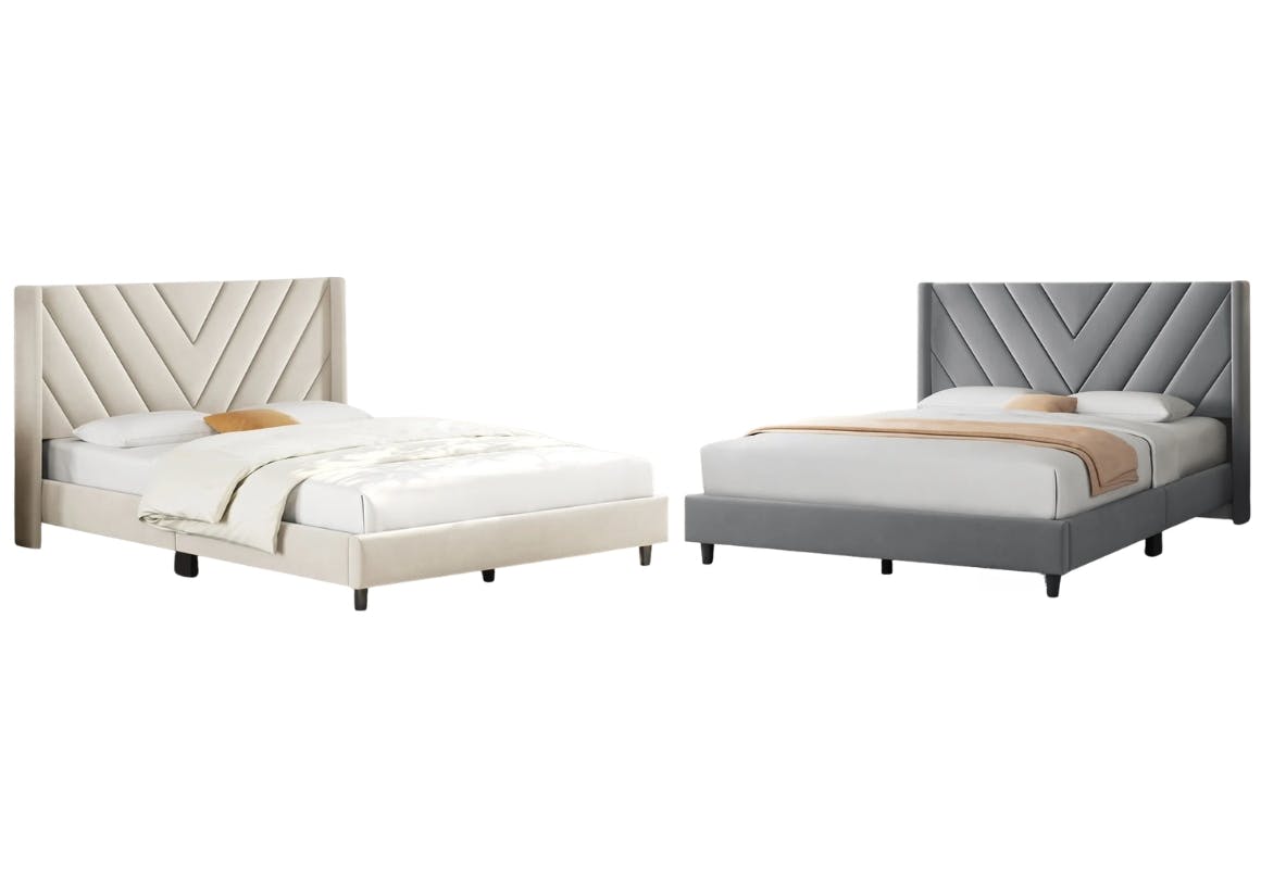 Upholstered Queen Bed Frame