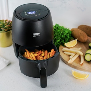 best buy bella pro touchscreen air fryer stock image 2021