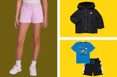 Reebok kids' clothing in a collage