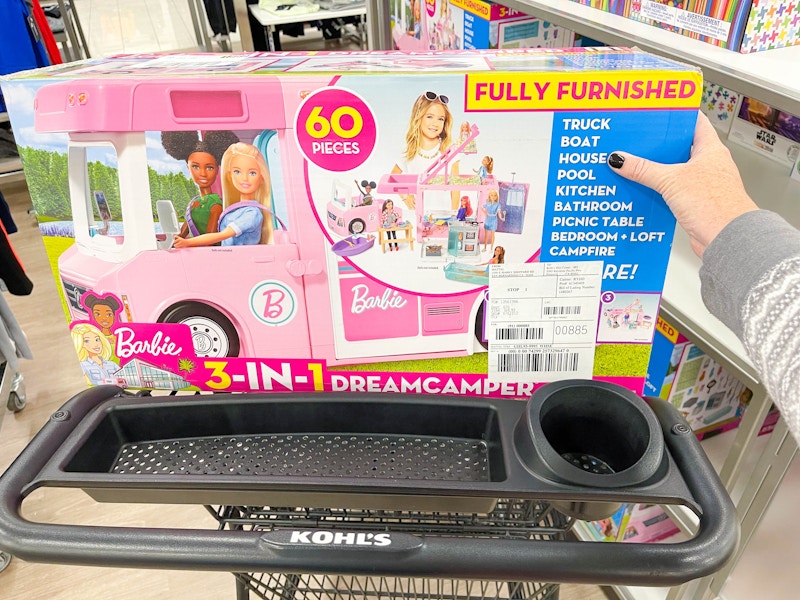 barbie dream campers on kohls cart