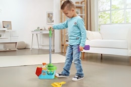 LeapFrog Clean Sweep Learning Caddy, $15.74 on Amazon card image