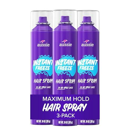 Aussie Instant Freeze Hair Spray 3-Pack