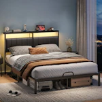 Full Bed Frame with Headboard