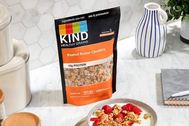 Kind Granola Clusters: Get 3 Packs for $7.67 on Amazon card image