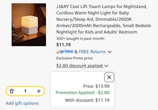 cordless lamp