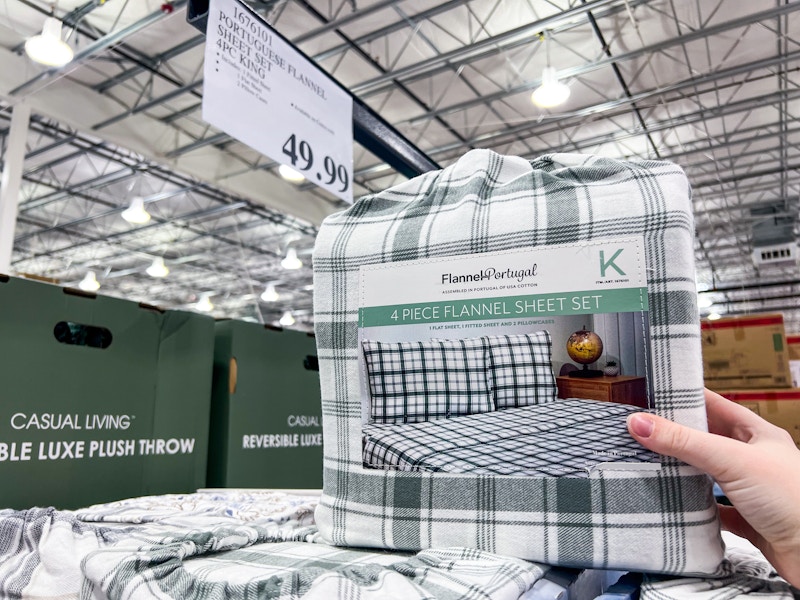 costco Portuguese Flannel 4-piece Sheet Sets price