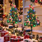 Solar Christmas Tree Lights 2-Pack