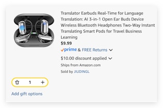 AI Translator Earbuds