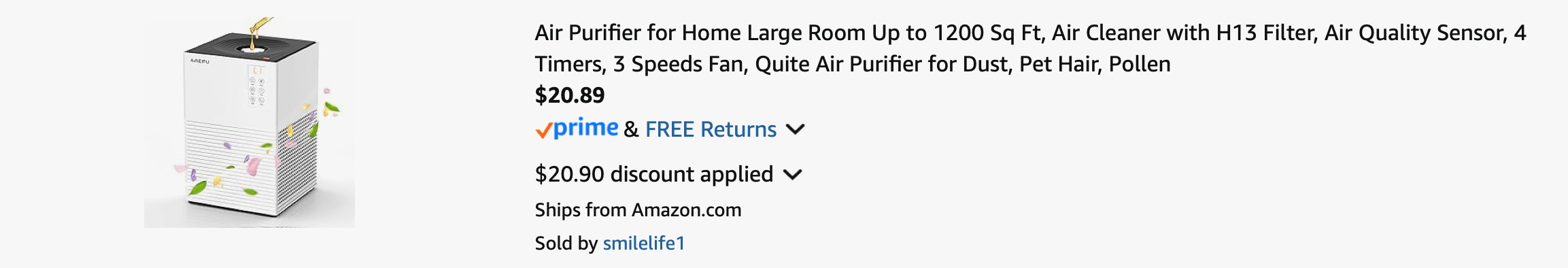 Amazon Air Purifier 2025