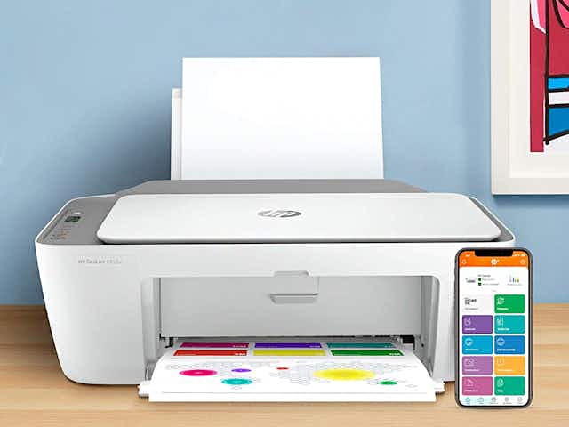 HP DeskJet All-in-One Printer With 6 Months of Ink, $52 Shipped at QVC card image