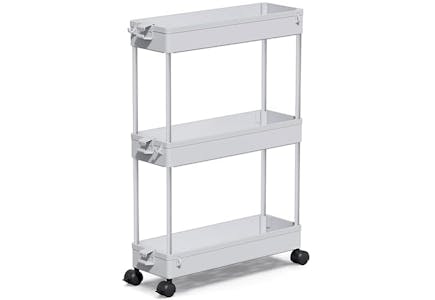 Slim Rolling Storage Cart