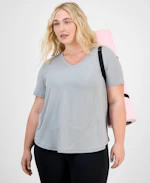 Plus Size V-Neck Top