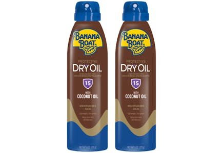2 Banana Boat Sunscreen Sprays