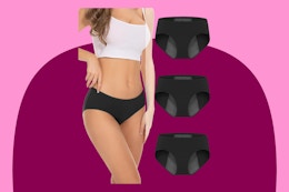 Women's Menstrual Underwear 3-Pack, Only $11 on Amazon card image