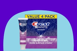 Crest 3D White Toothpaste 4-Pack, as Low as $11.24 on Amazon card image