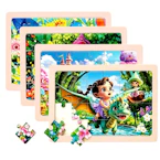 Wooden Puzzles 4-Pack