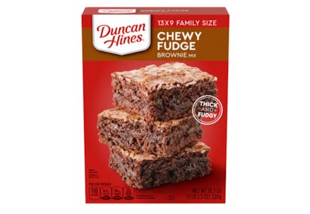 2 Duncan Hines Brownie Mixes