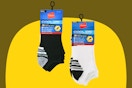 Walmart Hanes men's cool dri crew socks