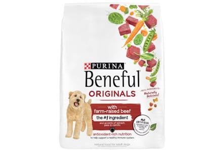 2 Beneful Dog Food Bags